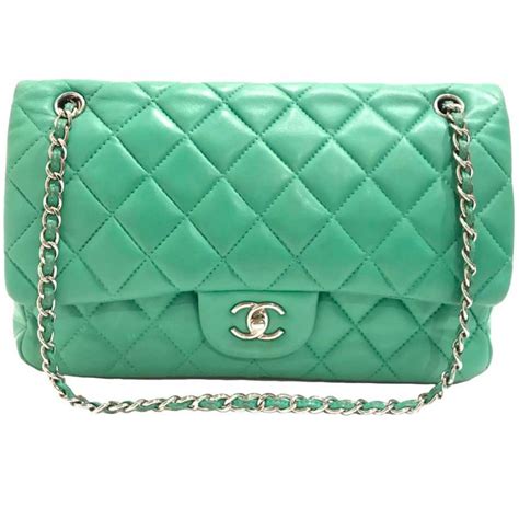 petit sac chanel vert|Chanel sac boutique.